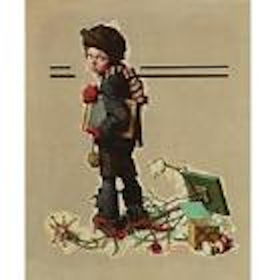 Back to school by Norman Rockwell