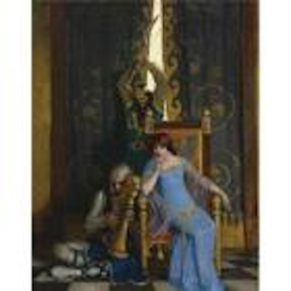 King Mark slew the noble knight Sir Tristam by Newell Convers Wyeth