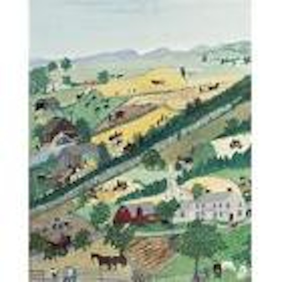 Year 1860, year 1940 by Grandma Moses