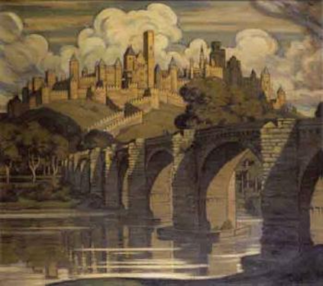 Carcassone by Claude-Francis Barry