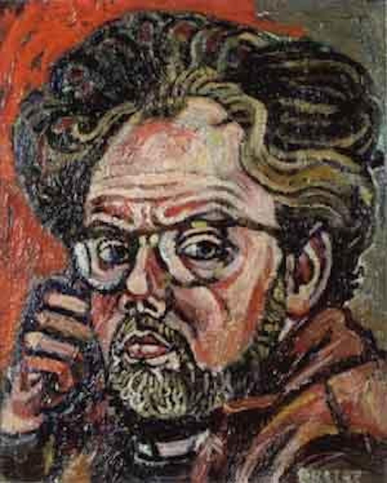 Self portrait by John Bratby