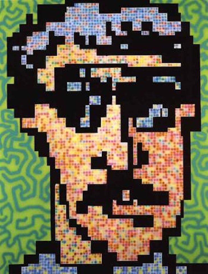 Computer head by Howard Arkley