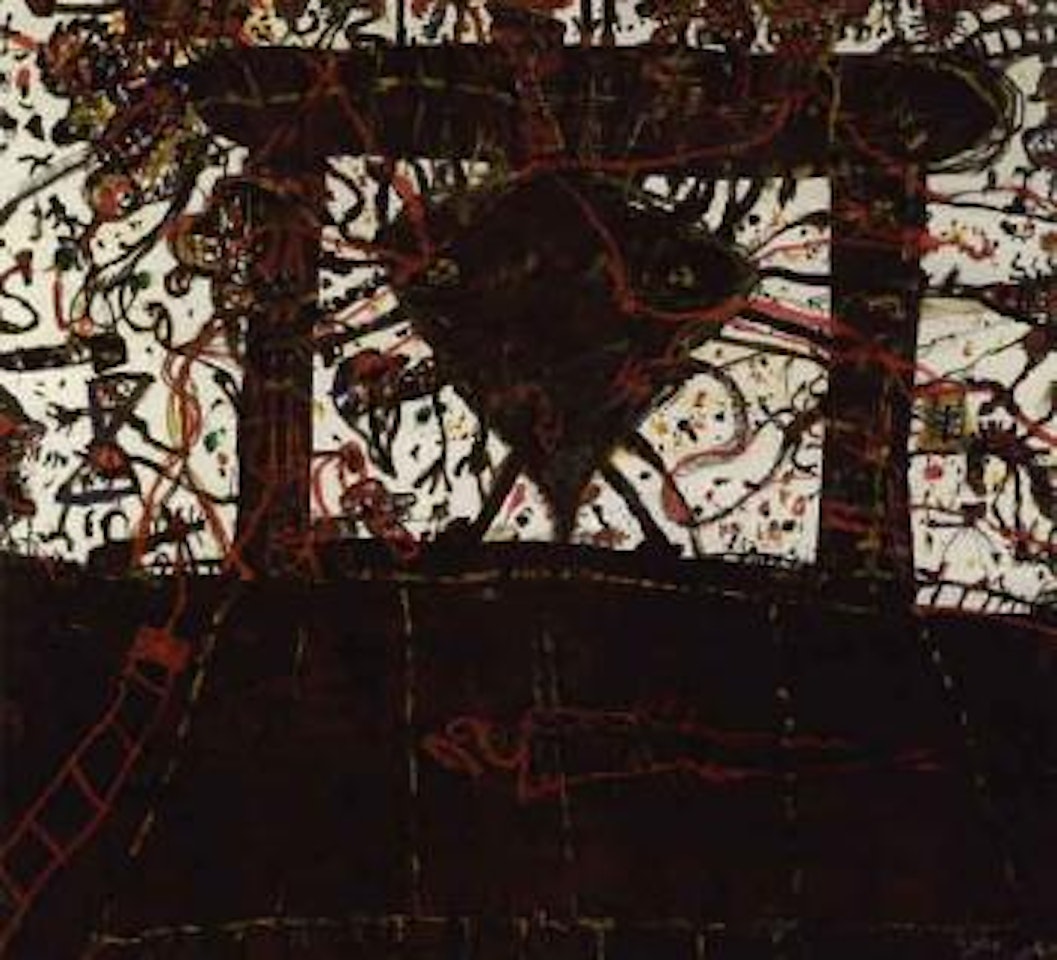 The opium bed by John Olsen