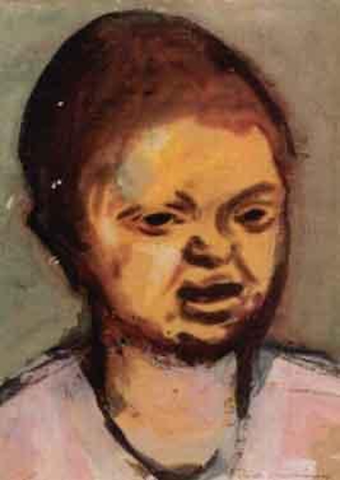 Head of a child by Frederick Ronald Williams