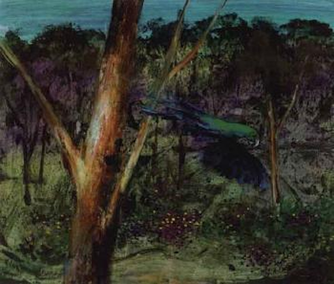 Green parrot by Albert Tucker