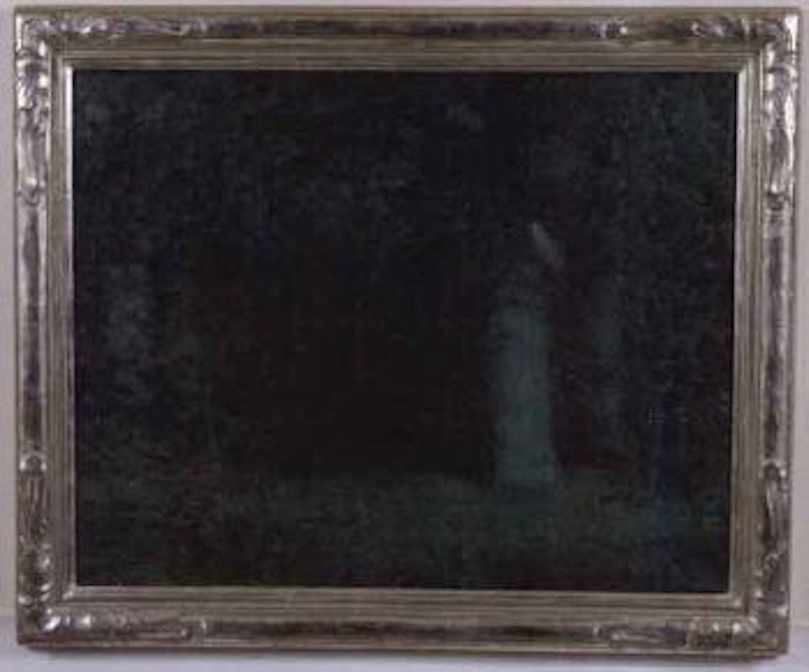 The entrance, nocturnal woodland interior by John Fabian Carlson