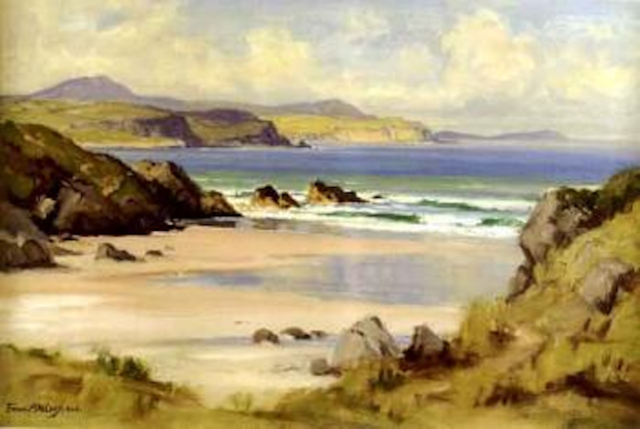 Beach at Culdaff, Donegal by Frank Mckelvey