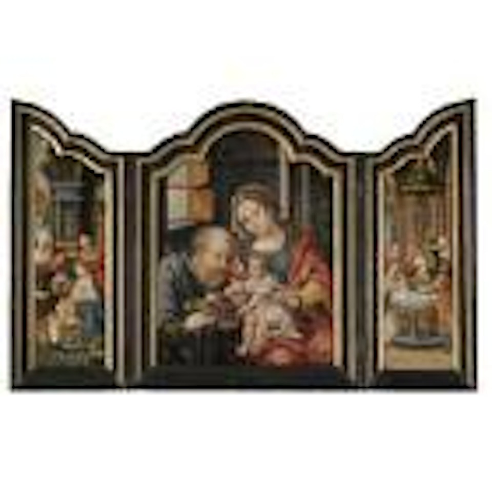 Holy Family, Adoration of the Shepherds, Circumcision by Attributed to Pieter Coecke van Aelst I