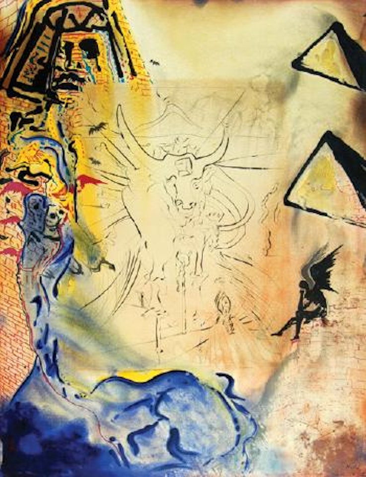 Cauchemar de moise by Salvador Dali