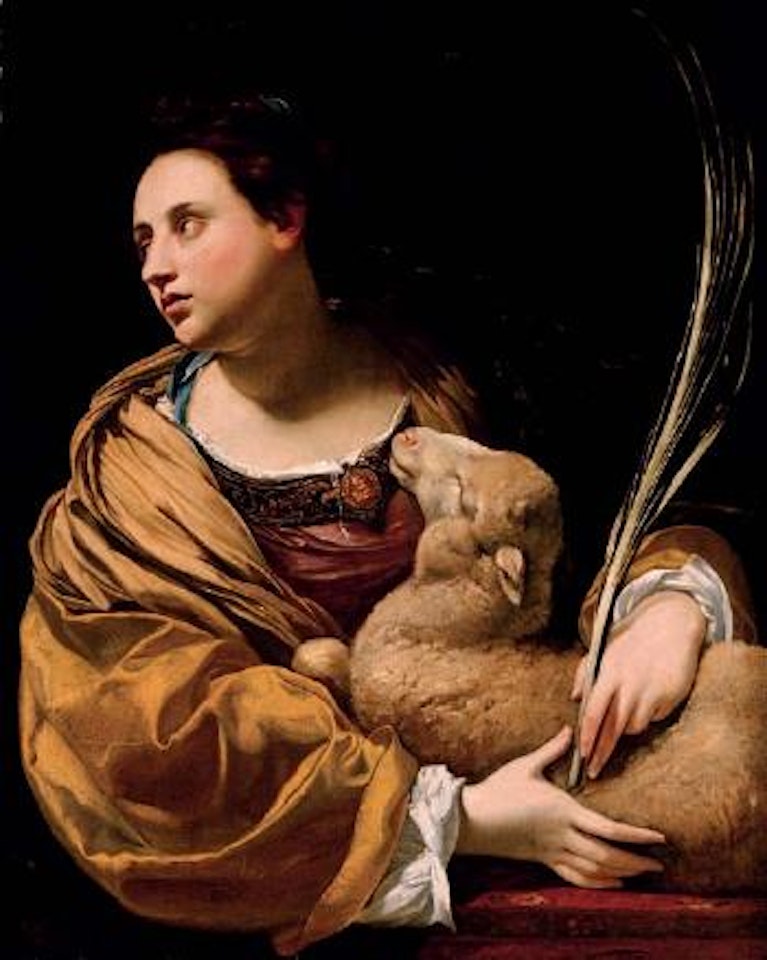 Saint Agnes by Simon Vouet