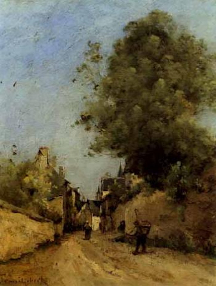 Candes village entry by Paul Désiré Trouillebert