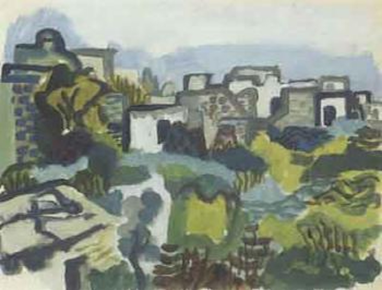 Garden on Ischia by Eduard Bargheer
