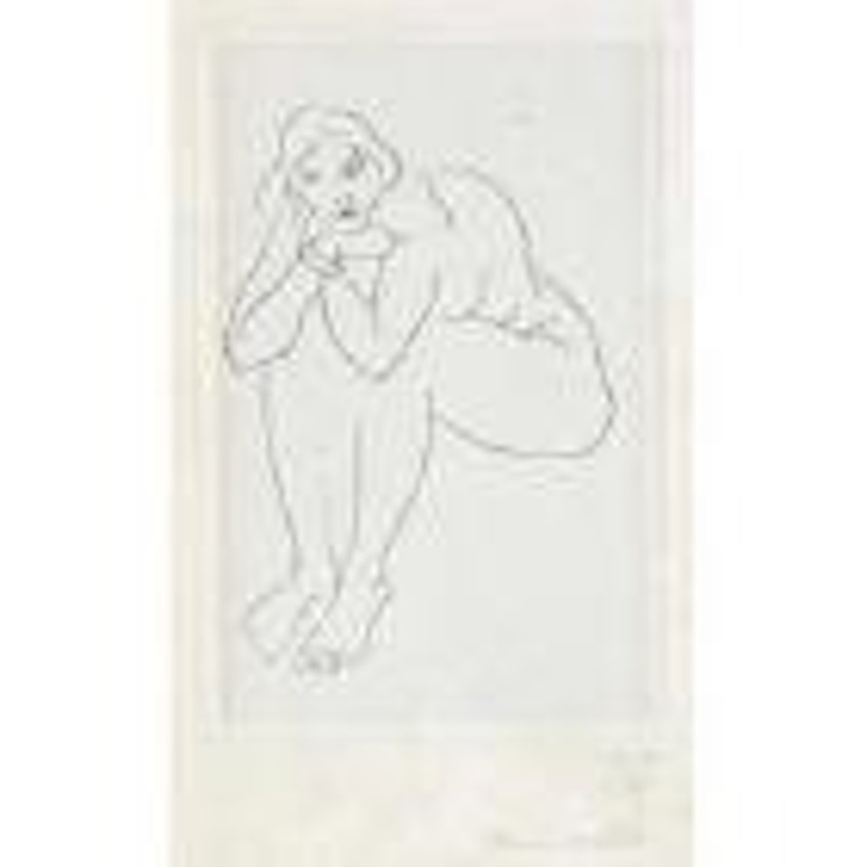 Le torse appuyer sur le genoux by Henri Matisse