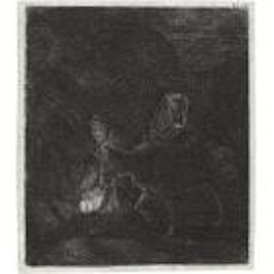 Flight into Egypt by Attributed to Rembrandt Harmensz van Rijn