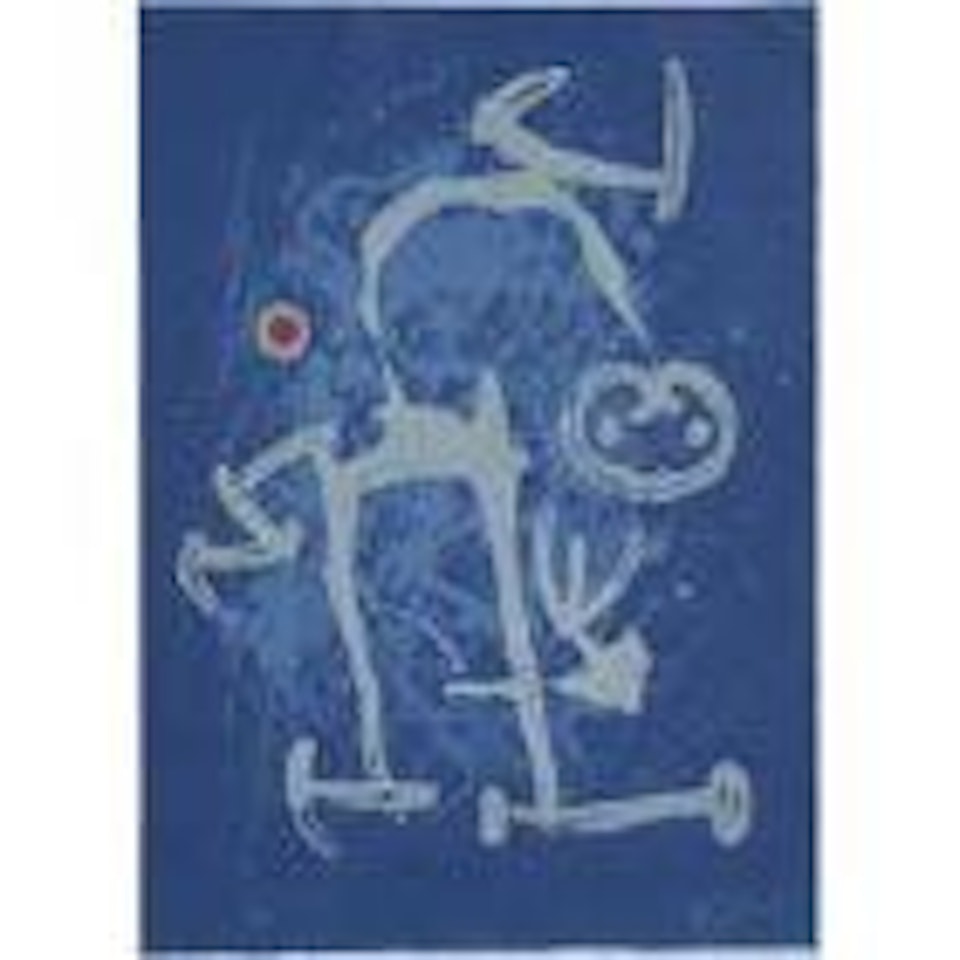 L'illettre bleu by Joan Miró
