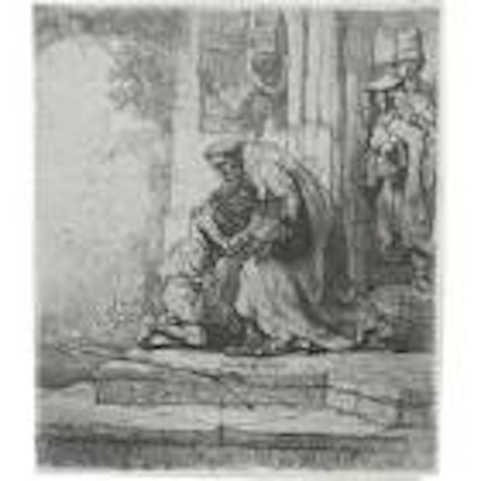 Return of the Prodigal Son. Man in a cloak by Attributed to Rembrandt Harmensz van Rijn