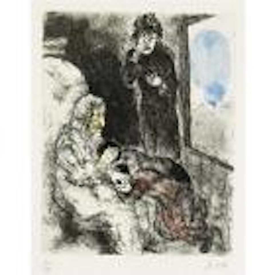 Bible, blessing Joseph's children by Marc Chagall