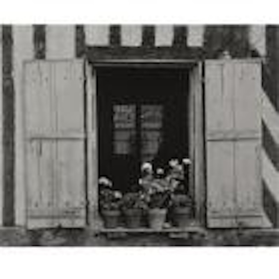 Window near Livarot, Calvados, France by Paul Strand
