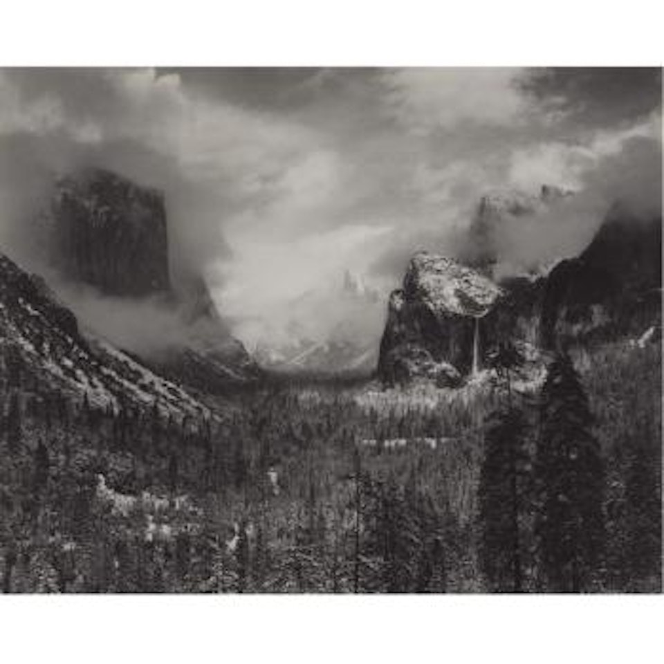 Clearing winter storm by Ansel Adams