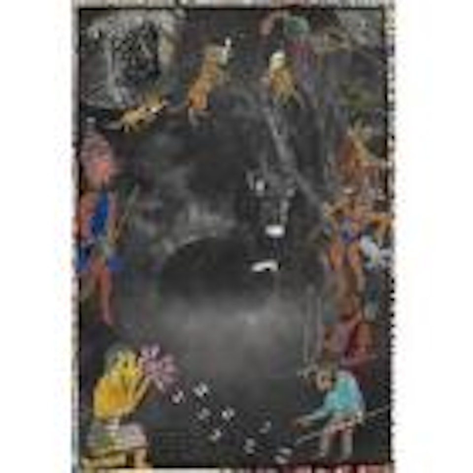Busk buck, Abardara Forest with Gabo Gabo guys by Peter Beard