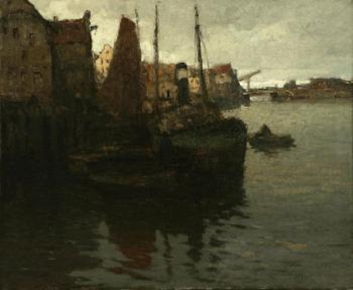 Amsterdam harbor by William Ritschel