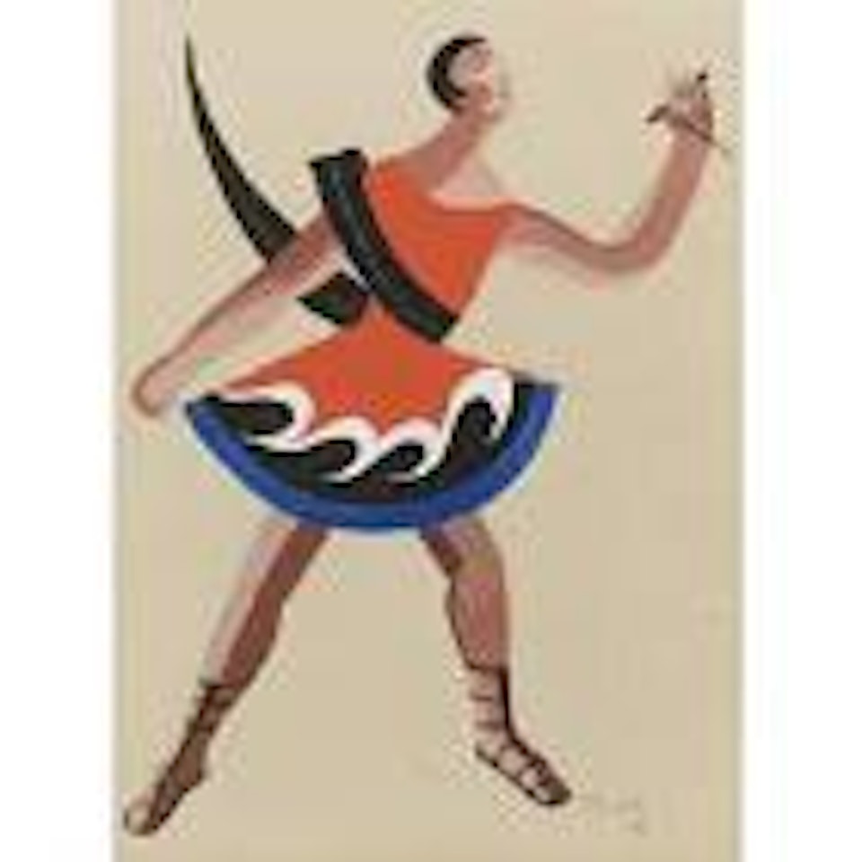 Costume design for Pheniciennes by Alexandra Exter