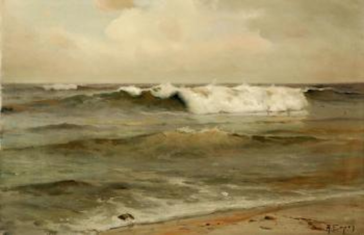 Ocean wave, crashing waves on shore by Angel Espoy