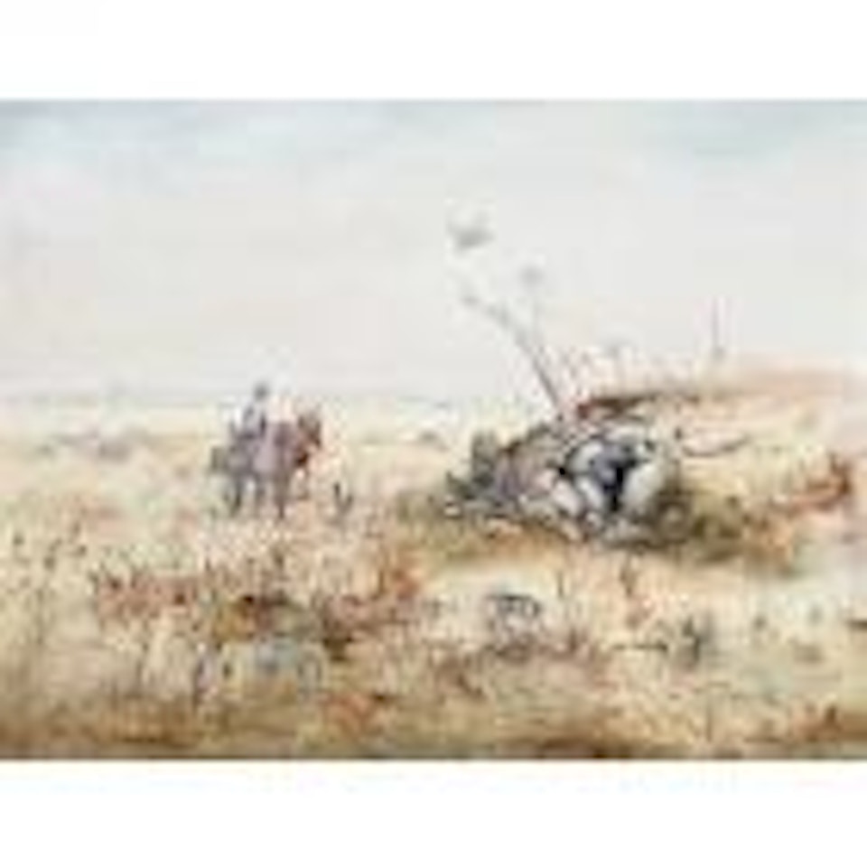 Eaglehawk landscape by Arthur Merric Bloomfield Boyd
