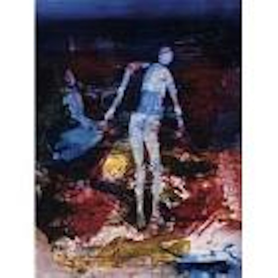 Leda and swan by Sidney Nolan