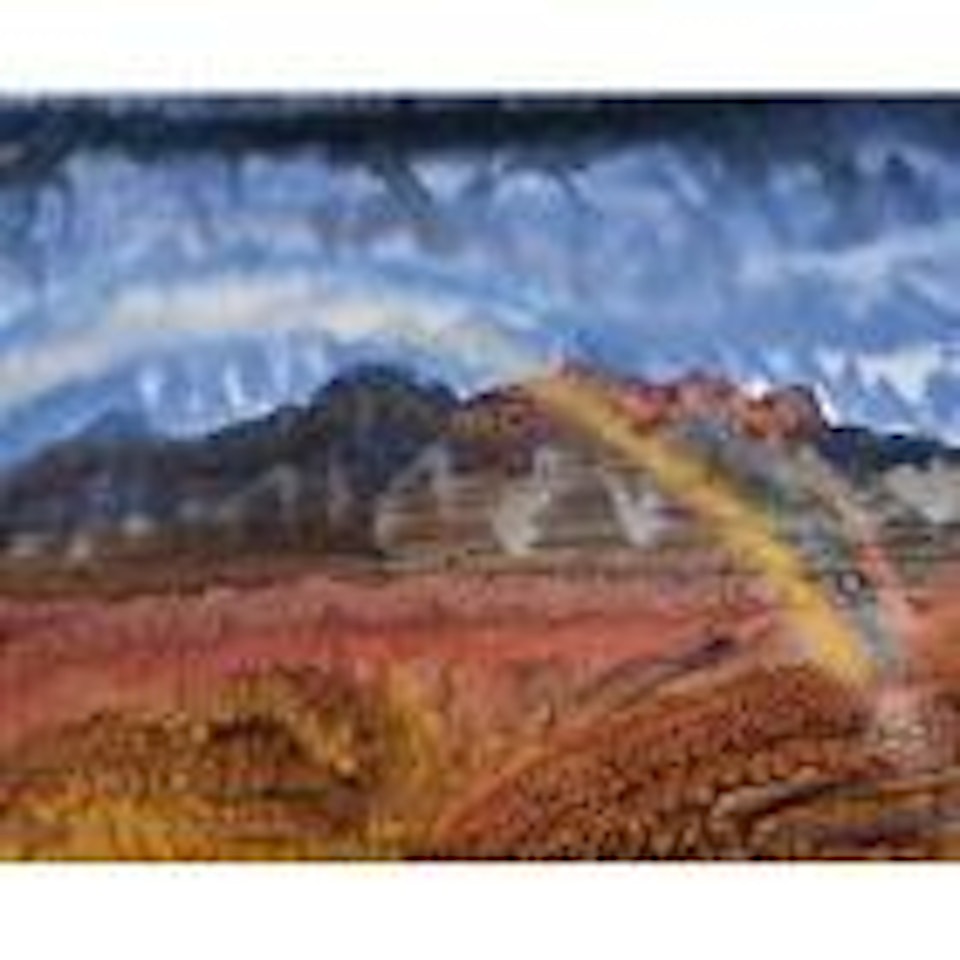 Rainbow over Pilbara by Sidney Nolan