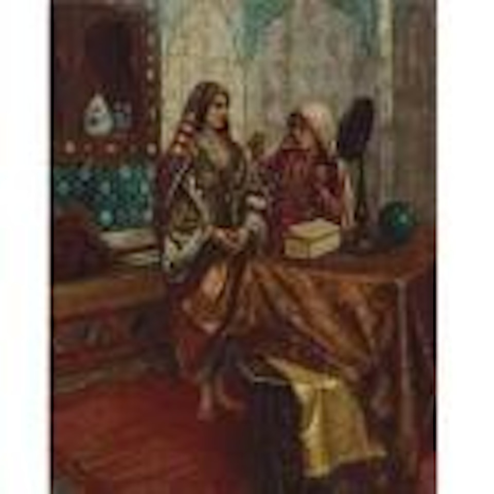 Adorning the harem by Rudolf Ernst
