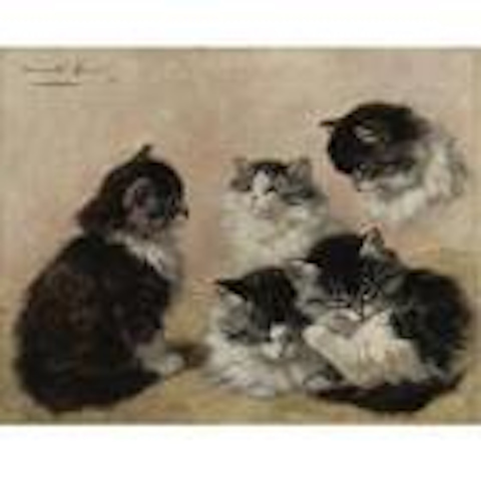 Kittens by Henriette Ronner-Knip