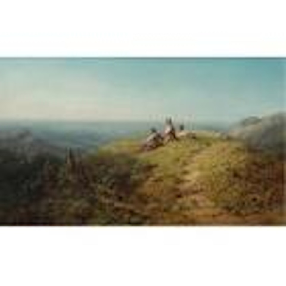 On top of the hill by Carl Spitzweg