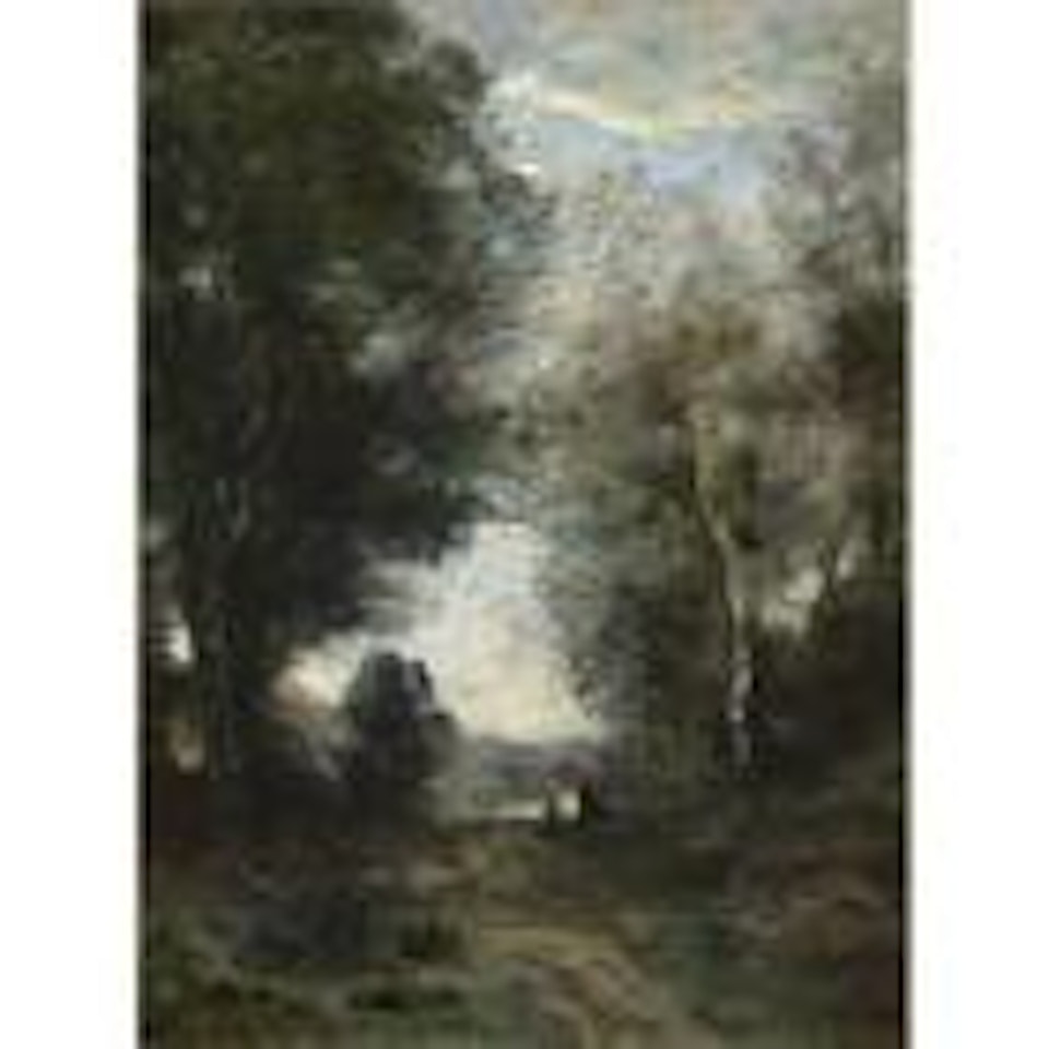 Le sentier au printemps by Jean Baptiste Camille Corot
