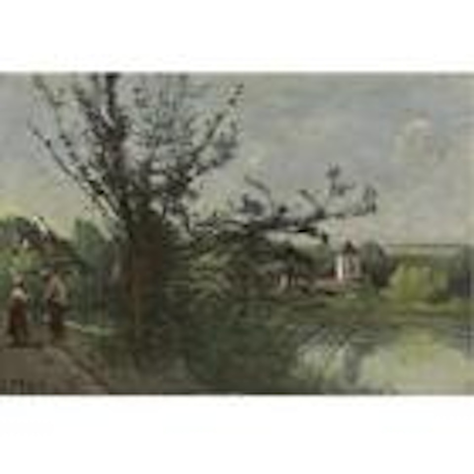Vetheuil, bord de la Seine by Jean Baptiste Camille Corot