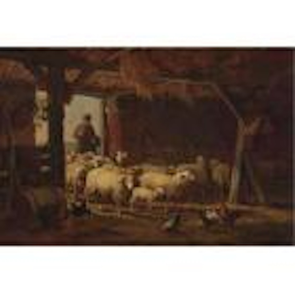 Return of the flock by Eugène Joseph Verboeckhoven