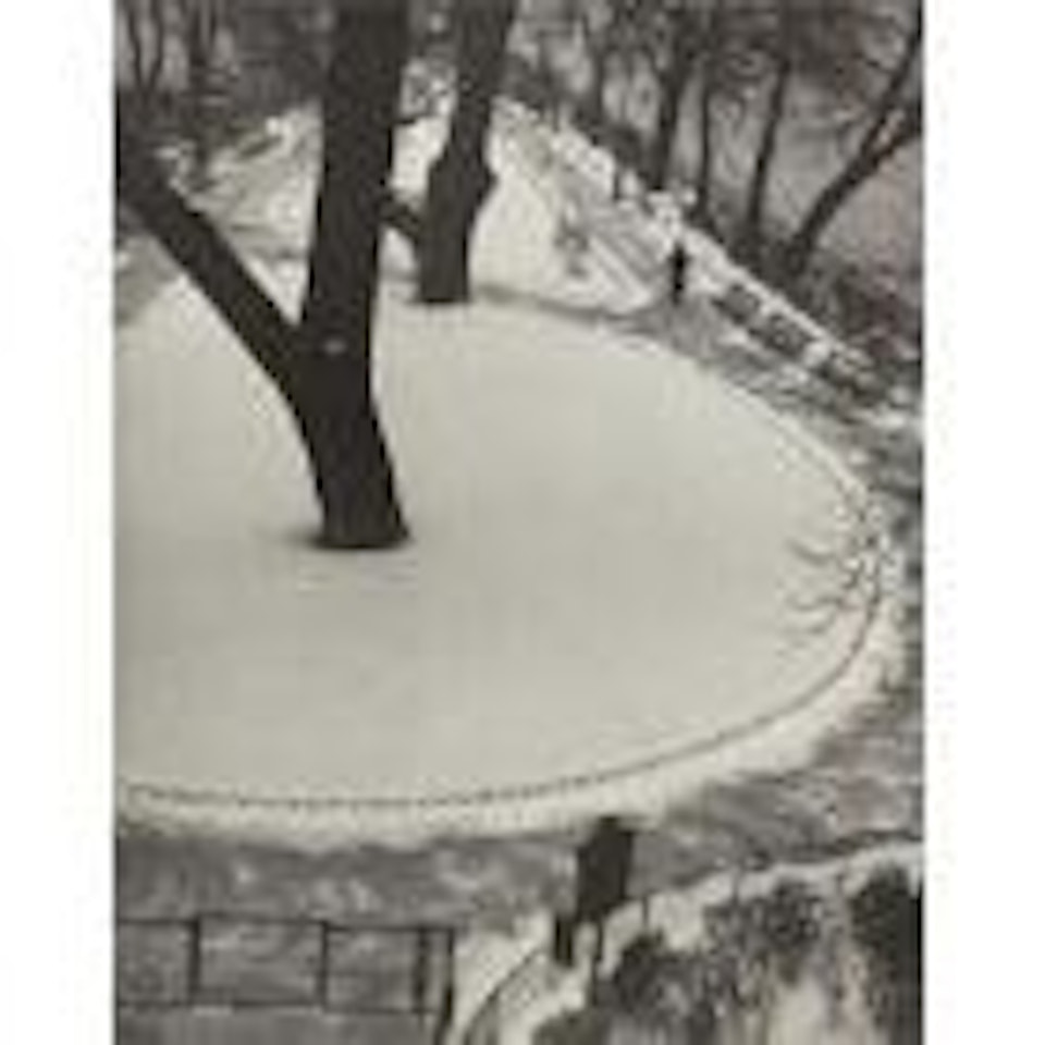 Vert Galant - Vert Galant in winter, Paris by André Kertész