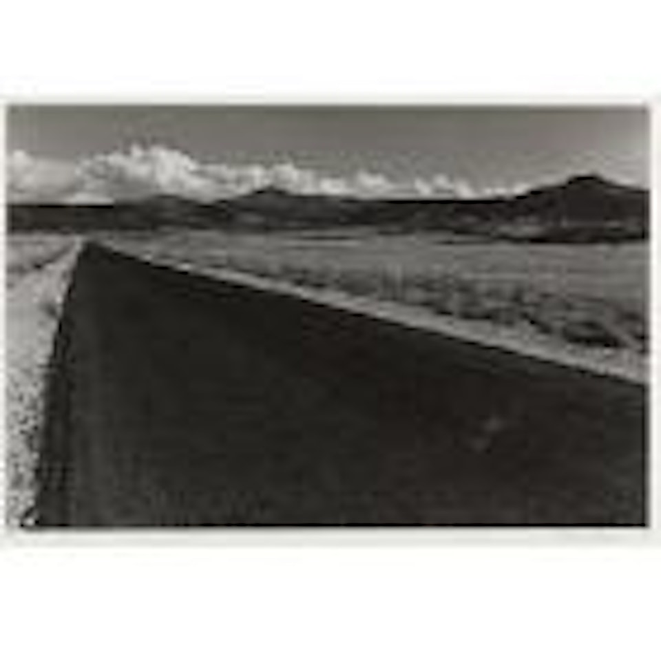 New Mexico highway - In the Chama Valley road and the Pedernal by Ansel Adams