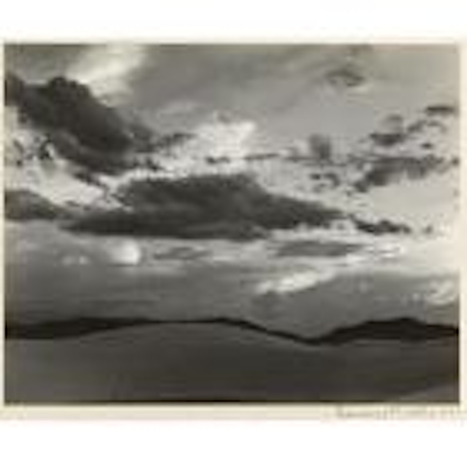 White sands, New Mexico by Edward Weston