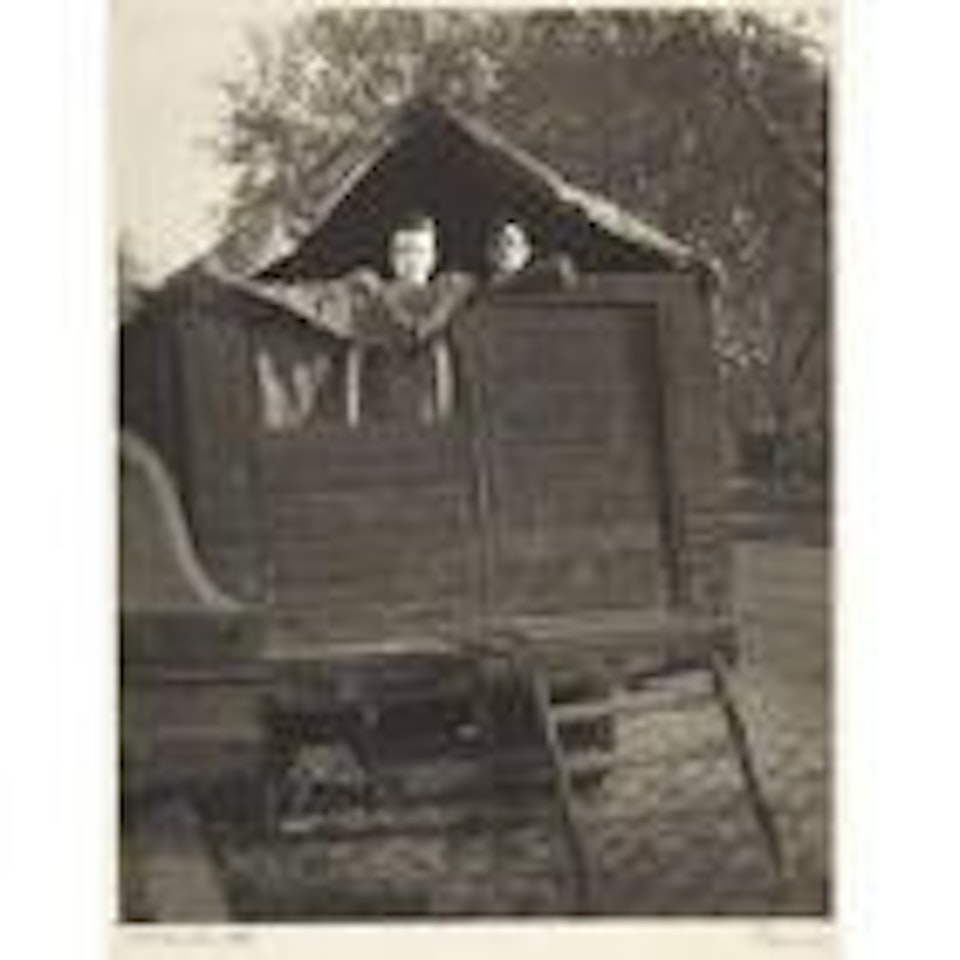 Clowns of te fete foraine by André Kertész