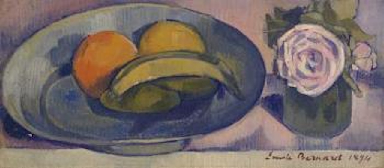 Nature morte a la banane by Emile Bernard