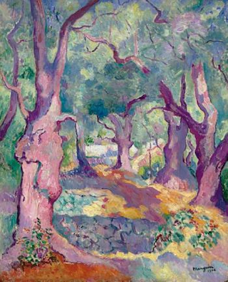 Oliviers a cavaliere by Henri Manguin