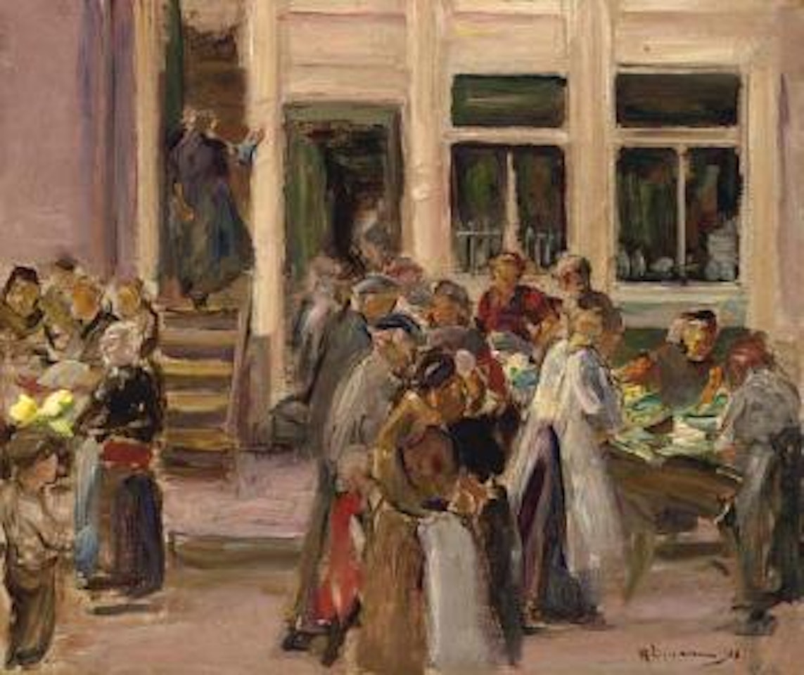 Judengasse in Amsterdam by Max Liebermann