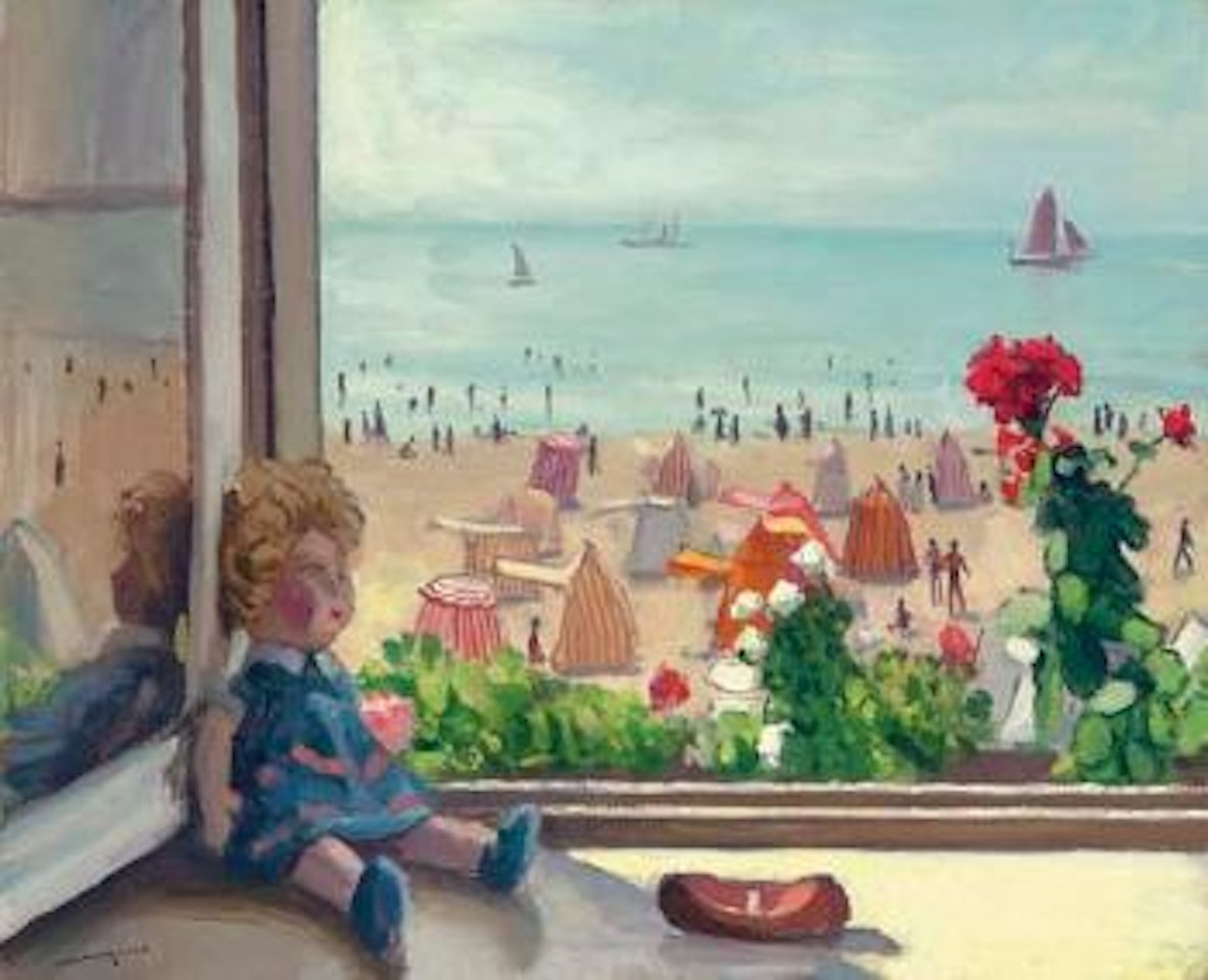 Poupee dans la fenetre by Albert Marquet