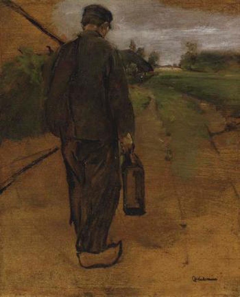 Heimkehrender arbeiter by Max Liebermann