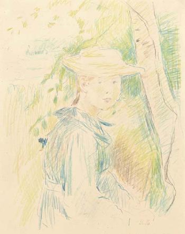 Portrait de Paule Gobillard by Berthe Morisot