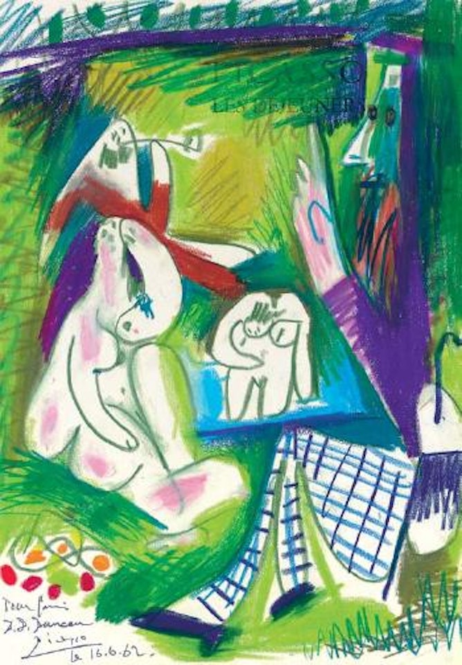 Dejeuner su l'herbe by Pablo Picasso