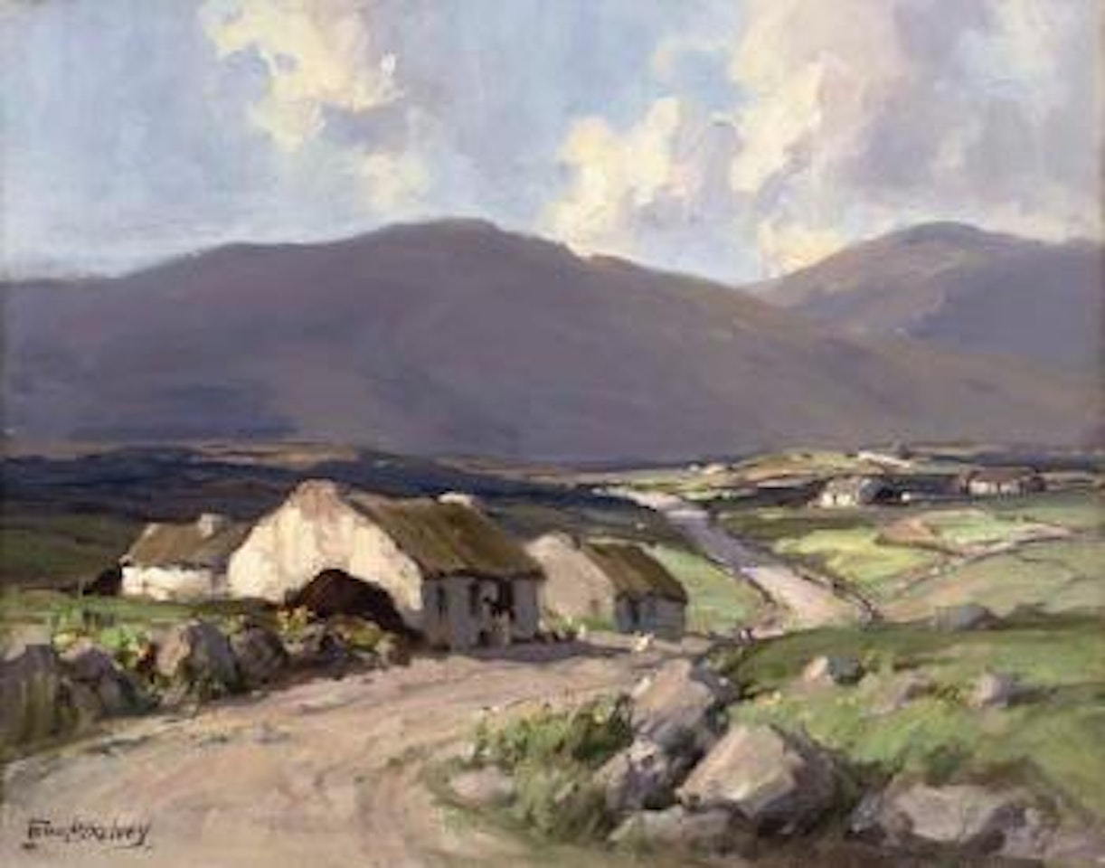 On the road to Dungloe, co. Donegal by Frank Mckelvey
