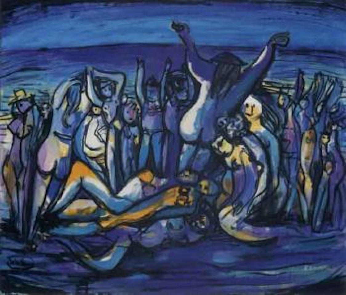 Untitled - scene with nudes by Johann Georg Müller