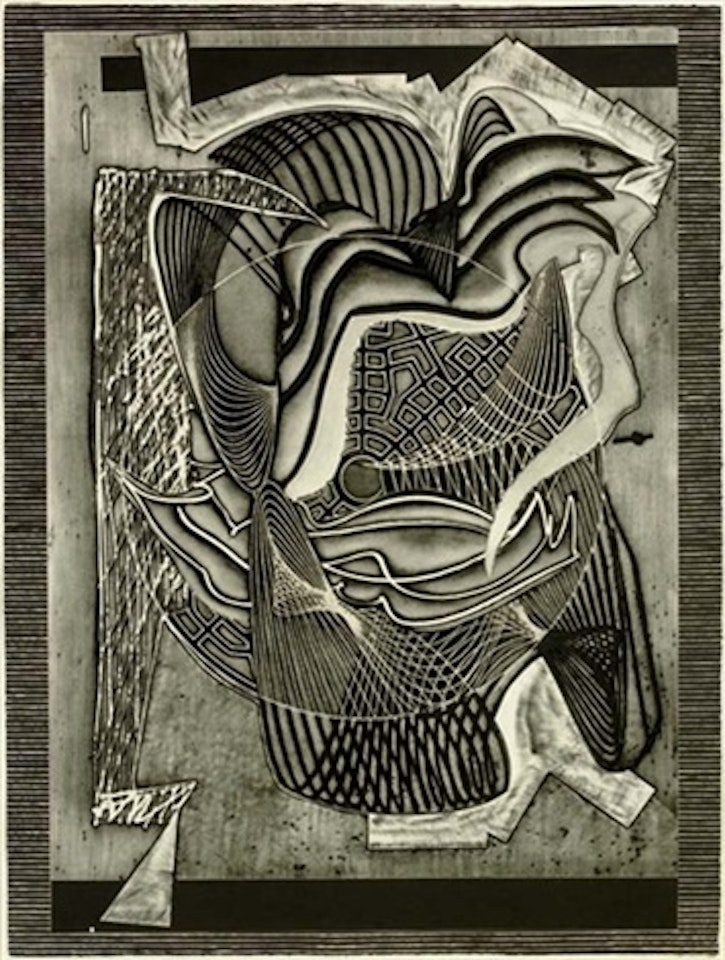Funeral, from Moby Dick engravings by Frank Stella